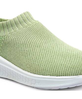 Women Flyknit green Sports Shoes Sneakers 7
