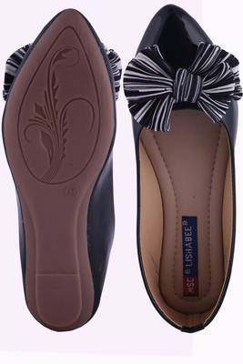 Women Black slip on  Bellies 5