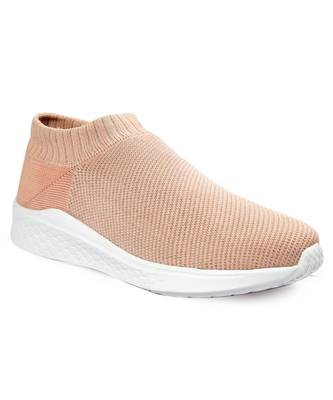 Women Flyknit Peach Sports Shoes Sneakers 5