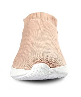 Women Flyknit Peach Sports Shoes Sneakers 6