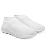 Women Flyknit White Sports Shoes Sneakers