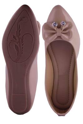 Women beige slip on  Bellies 5