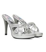 Women Silver Sandals Stiletto