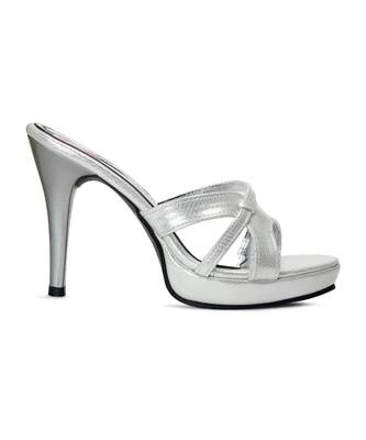 Women Silver Sandals Stiletto 2