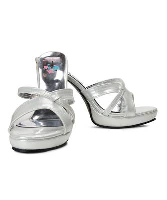 Women Silver Sandals Stiletto 4