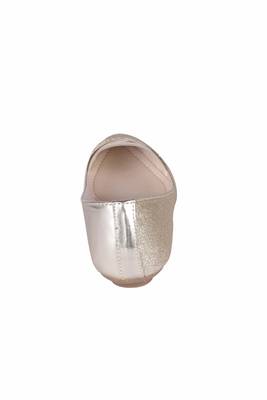 Women Synthetic Gold Bellies slip on 4