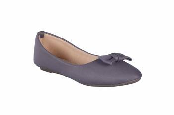 Women Synthetic Grey  slip  on Bellies 1