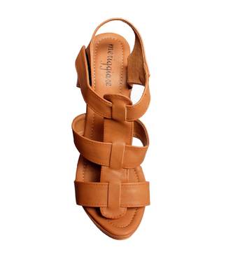 Women Brown Sandals Block 6