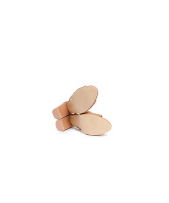 Women Tan Sandals Block 3