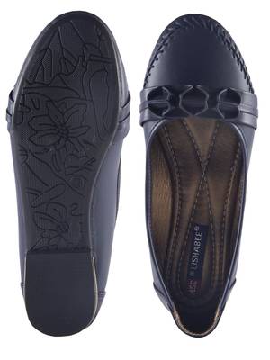 Women Synthetic Blue  slip on  ballerina 5