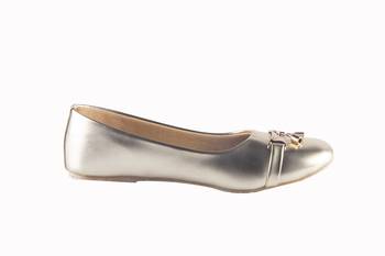 Women Synthetic Gold Bellies slip on 1