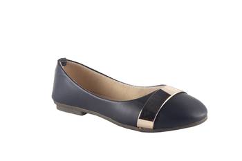 Women Synthetic Black slip on  Bellies 1
