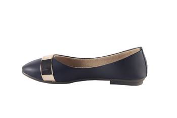 Women Synthetic Black slip on  Bellies 3