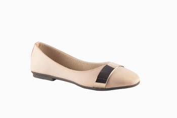 Women Synthetic beige slip on  Bellies 1