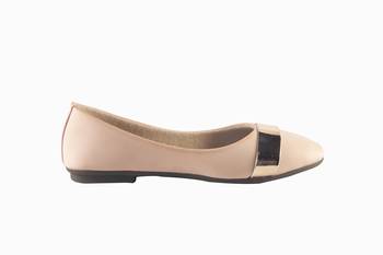 Women Synthetic beige slip on  Bellies 2