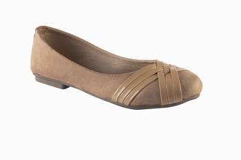Women Synthetic Beige slip on  Bellies 1