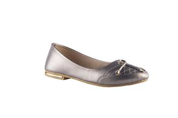 Women Synthetic Grey slip on  Bellies 1