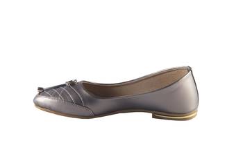 Women Synthetic Grey slip on  Bellies 3