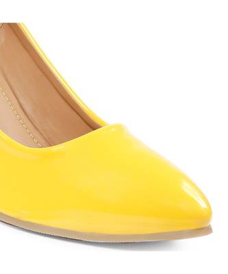 Women Yellow Pumps Stiletto 2