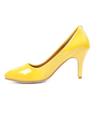 Women Yellow Pumps Stiletto 3