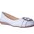 Women Synthetic White  ballerina