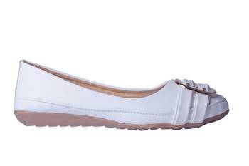 Women Synthetic White  ballerina 2