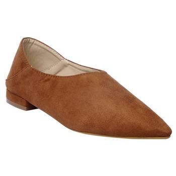 Women Synthetic Brown belly shoe 1