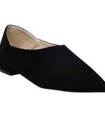 Women Synthetic Black belly shoe