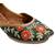 Green Embroidery Party Wear Ethnic.Jutti