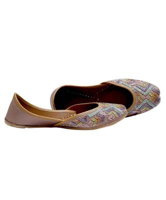 Multicolor Embroidery Party Wear Ethnic.Jutti 2