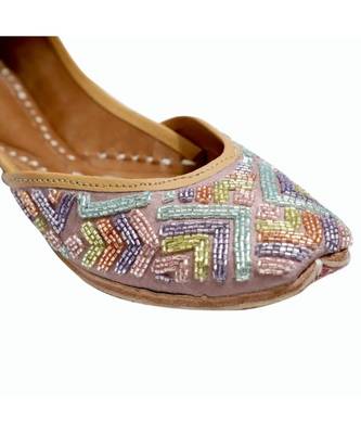 Multicolor Embroidery Party Wear Ethnic.Jutti 4
