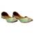 Lite Green Embroidery Party Wear Ethnic.Jutti