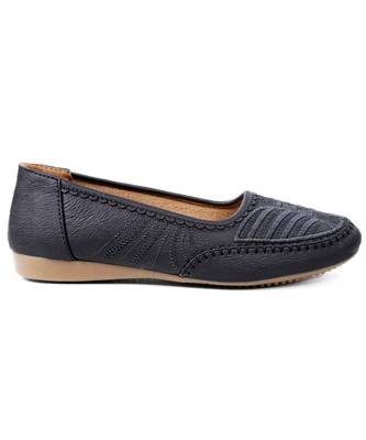 Women Black Flats Ballerinas 3