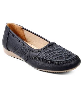Women Black Flats Ballerinas 5