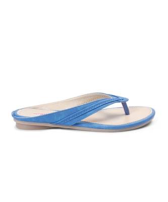 Women Blue Flats One Toe Flats 2