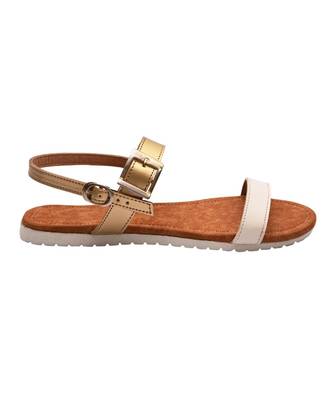 Women White Flats Open Toe Flats 2