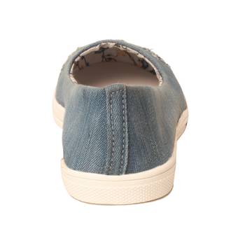 women Canvas Blue shoes 4