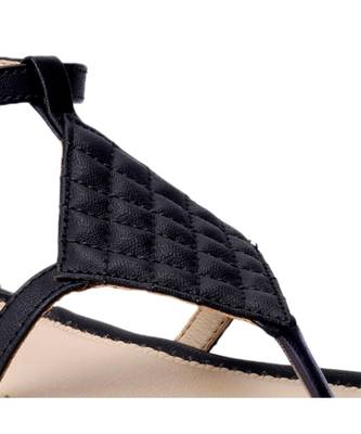 Women Black Flats One Toe Flats 2