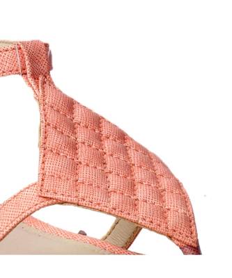 Women Peach Flats One Toe Flats 2
