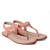 Women Peach Flats T-Strap Flats