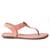 Women Peach Flats T-Strap Flats