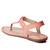 Women Peach Flats T-Strap Flats