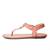 Women Peach Flats T-Strap Flats