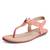 Women Peach Flats T-Strap Flats