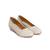 Women Cream Pumps Wedge