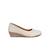 Women Cream Pumps Wedge