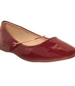 Women Red Synthetic Bellies