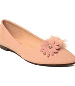 women Synthetic Pink Bellies