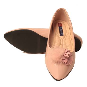 women Synthetic Pink Bellies 5