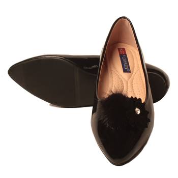 women Synthetic Black Bellies 5